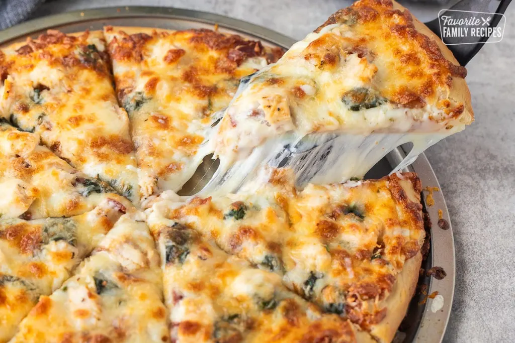 Alfredo Pizza 8"