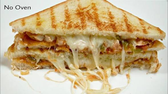 Cheesy Club Sandwich